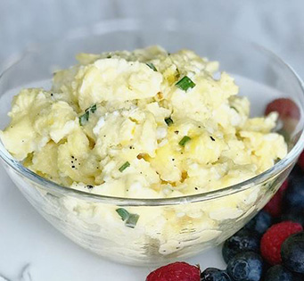 Creme Fraiche Scrambled Eggs